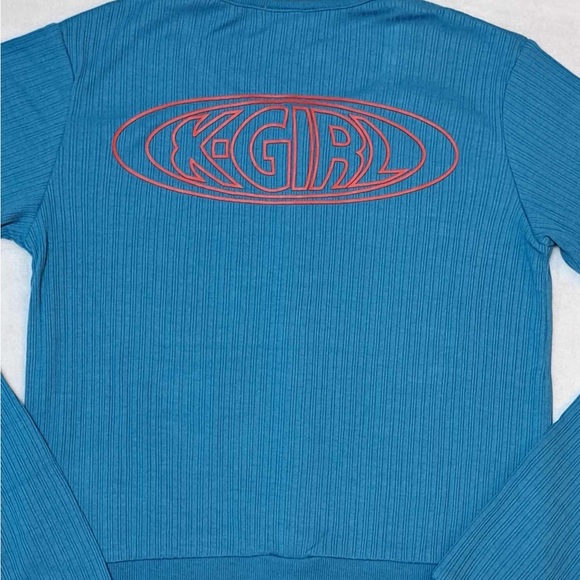 X-Girl Womens Oval Logo Cardigan - Women's size MEDIUM - Picture 11 of 12